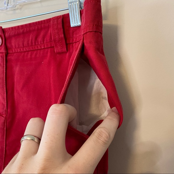 L.L.Bean Red Skirt - Picture 3 of 5